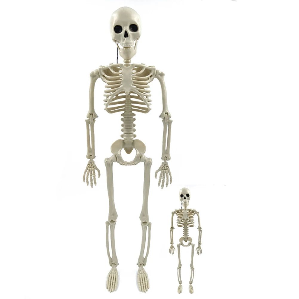 Halloween Skeleton Statue With Movable Joints Ornament