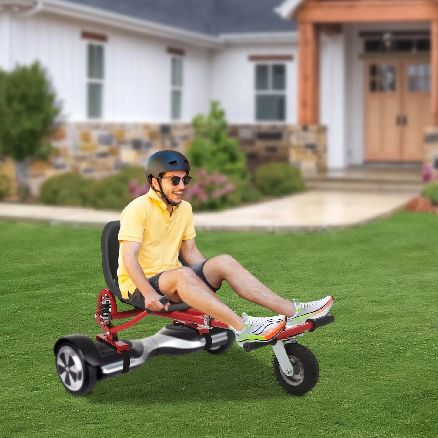 Adjustable Hoverboard Seat Attachment For Balancing Scooter