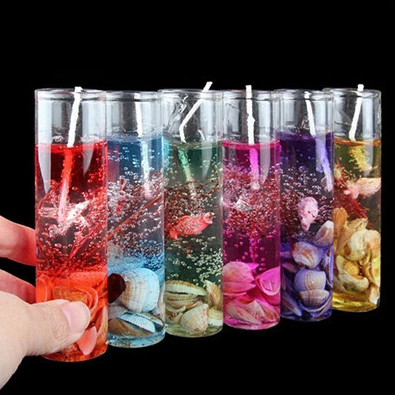Aromatherapy Jelly Candle Smokeless Ocean Shells Valentines