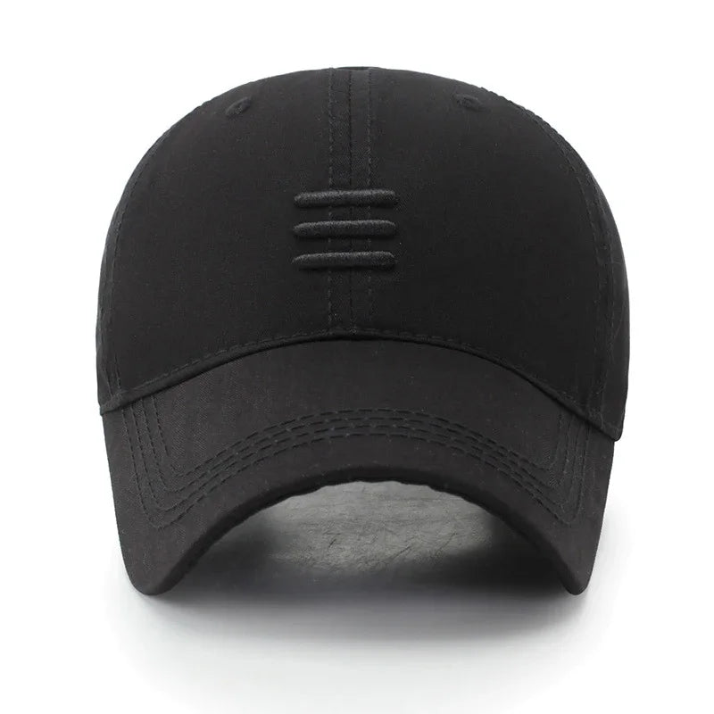 Unisex Cotton Snapback Baseball Cap Four Colors Casual Outdoor Dad Hat