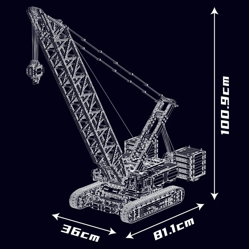 Mould King 17046 RC Crawler Crane Lego Compatible Building Block Truck
