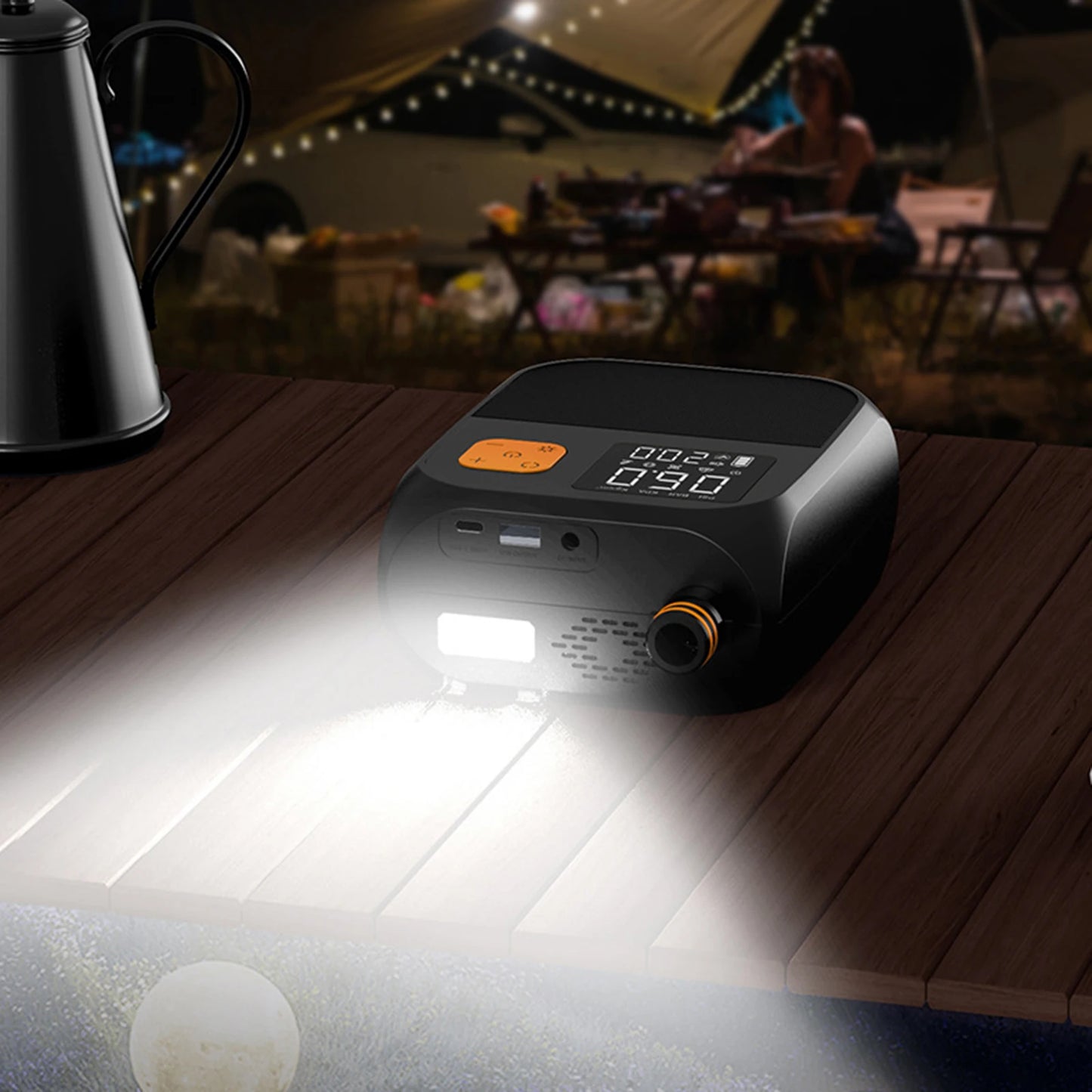 SUP Electric Air Pump 25 PSI Portable Inflatable Stand Up Paddle Board Pump