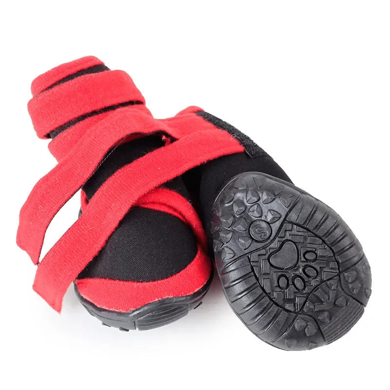 Waterproof Dog Shoes Anti Slip Winter Warm Snow Boots For Large Dogs Outdoor