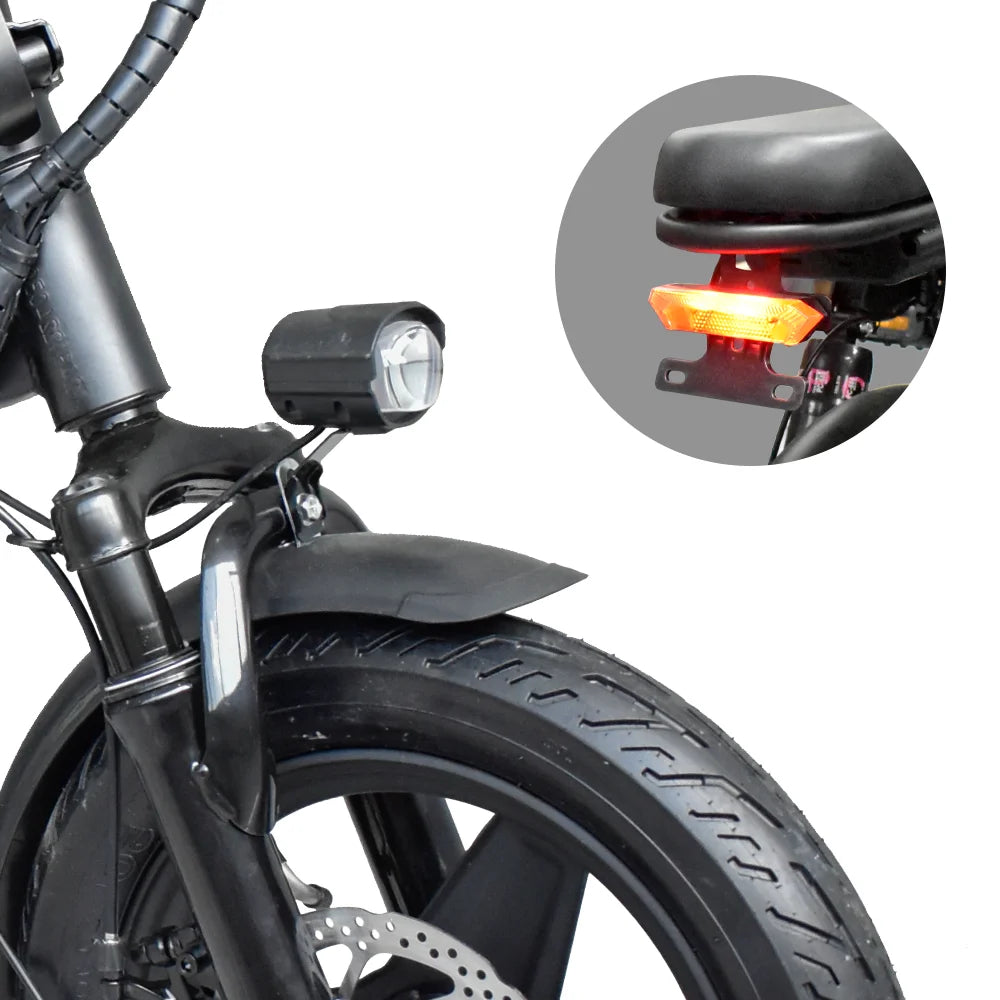 DeePower K300 Folding Electric Bike 21MPH 400W Motor