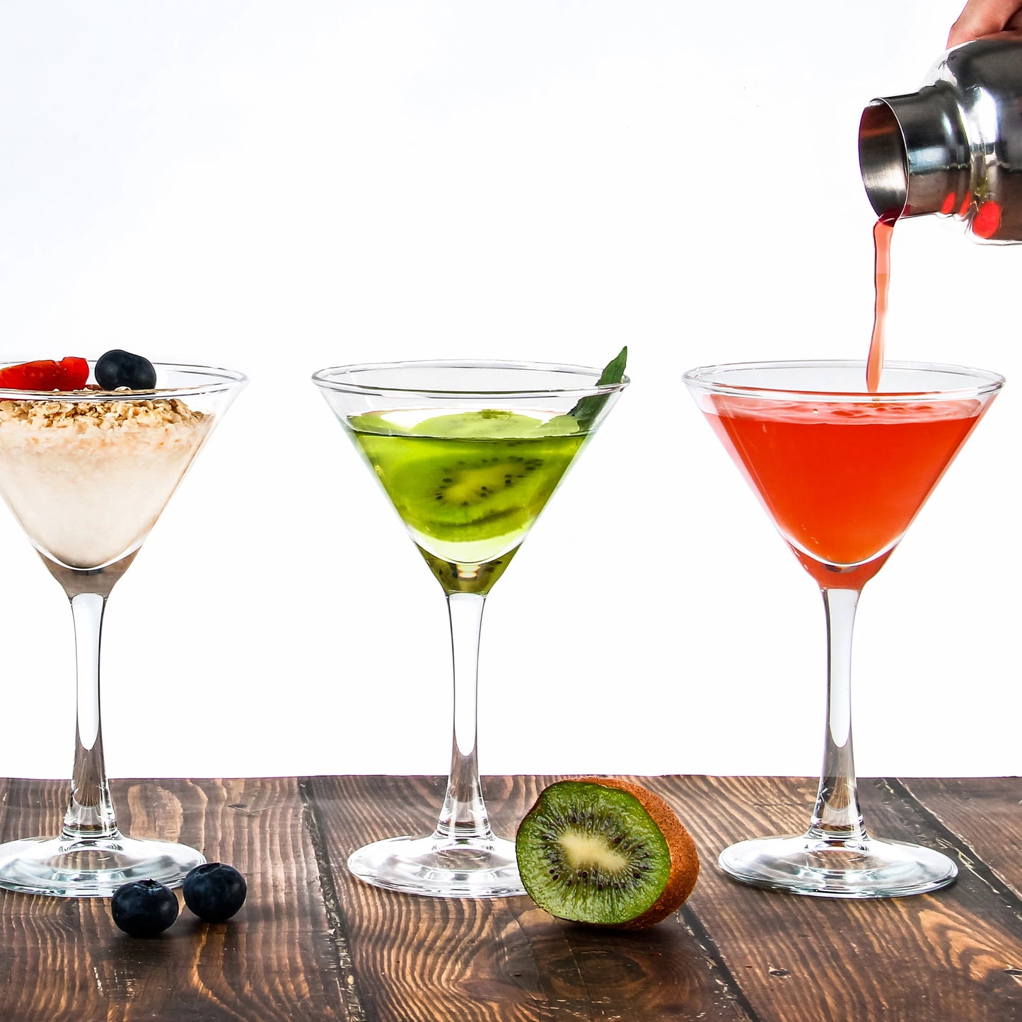 Six Ounce Cocktail Glasses Shatterproof Dishwasher Safe