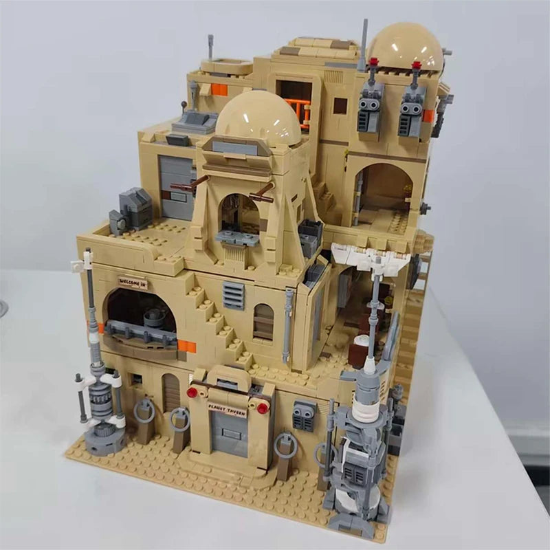 1971Pcs Planet Tavern Building Blocks Model Street View Lego Compatible Toys