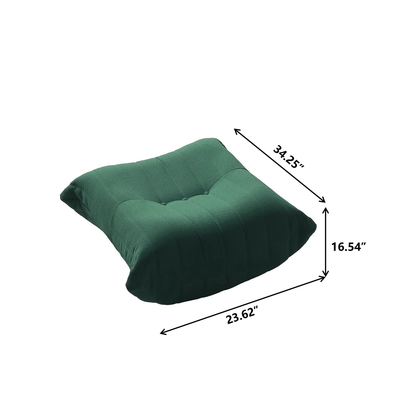 Velvet Teddy Bean Bag Sofa Floor Lounge Chair Foam Filled