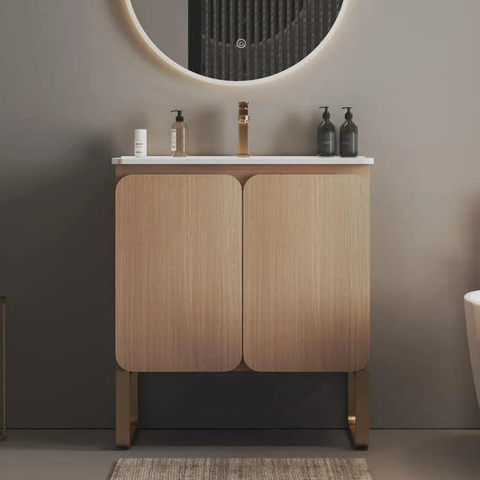 30 Inch Freestanding Bathroom Vanity With Overflow Sink