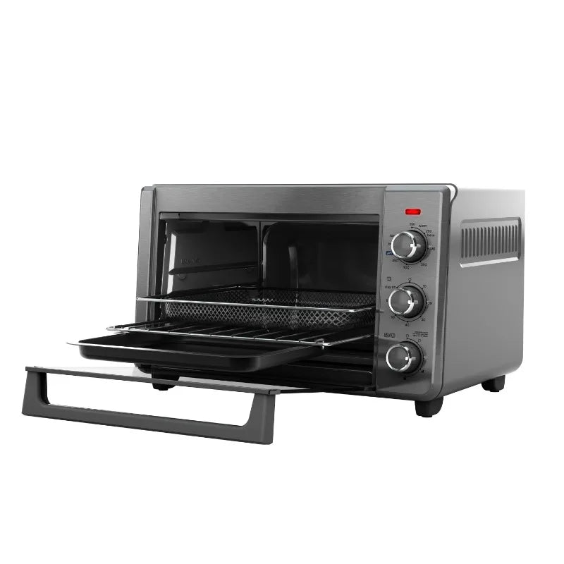 Black and Decker 6 Slice Crisp N Bake Air Fry Toaster Oven 078 Cubic Feet Interior