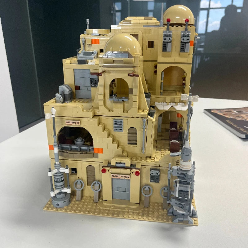 1971Pcs Planet Tavern Building Blocks Model Street View Lego Compatible Toys
