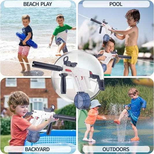 Electric Water Gun For Adults And Kids Long Range Up To 25 Feet Summer Toy