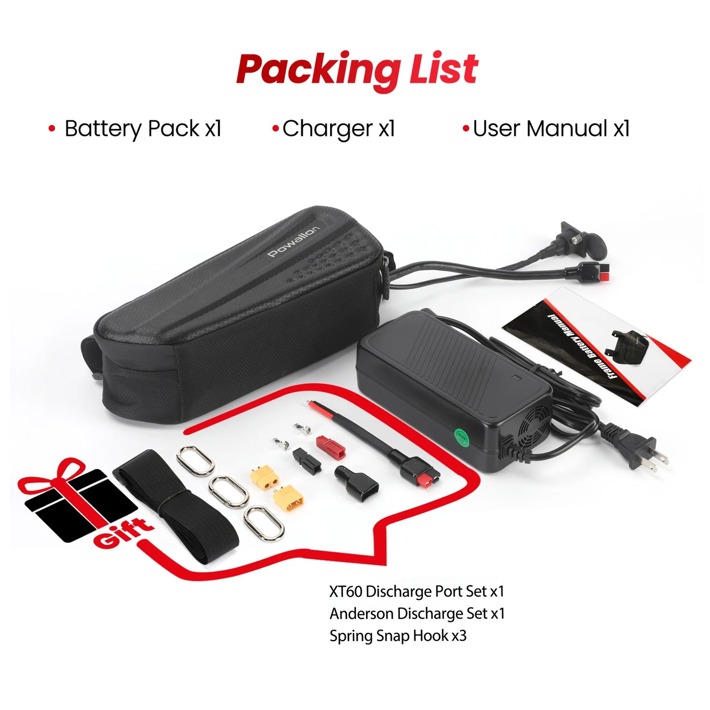 Ebike Battery 36V 48V Triangle Case Waterproof 10 13 20Ah