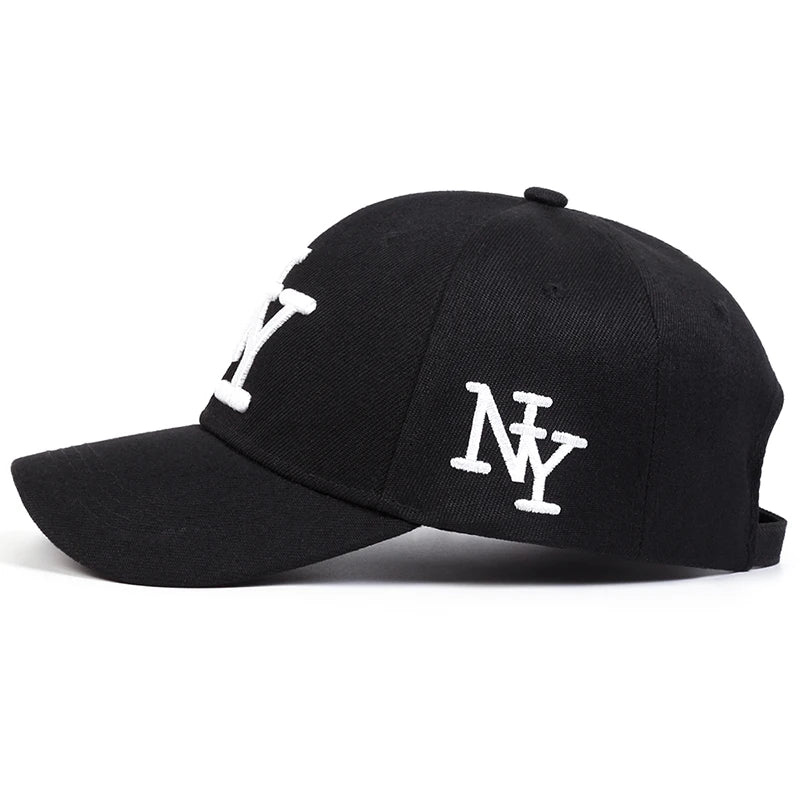 Unisex Letter Embroidery Baseball Cap Adjustable Sun Protection Leisure Hat
