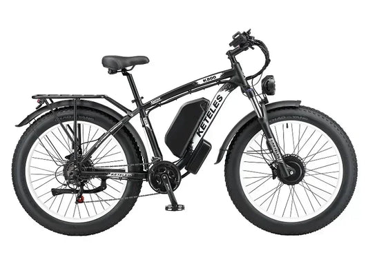 Electric Bicycle KETELES K800 2000W High Power Motor 48V 23Ah Battery Adult Electric Bike 26 Inch Tire Mountain Off-Road Ebike