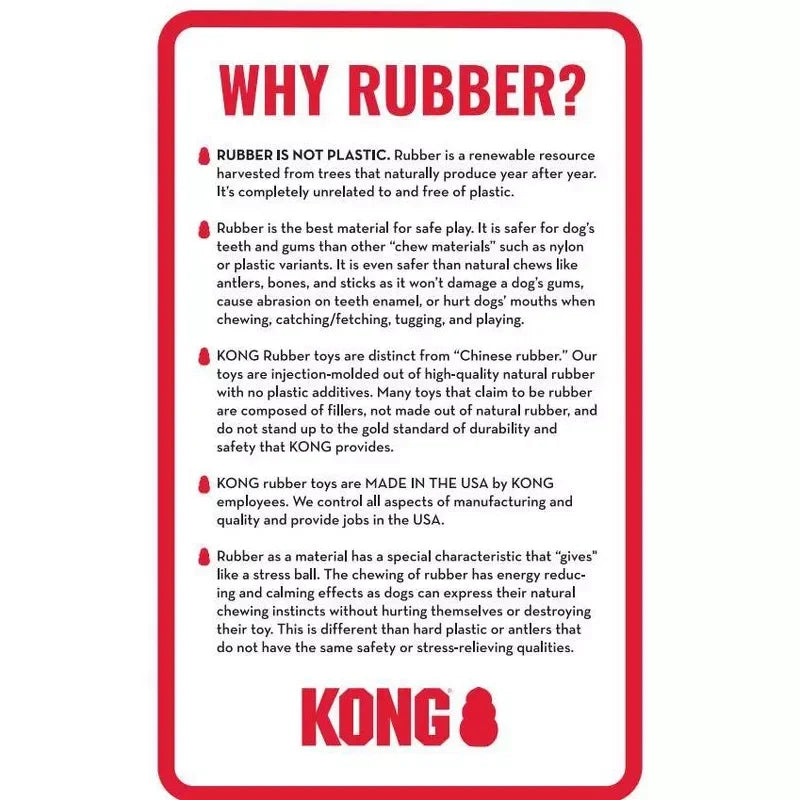 Classic Red Refillable Rubber Dog Toy for Stimulation