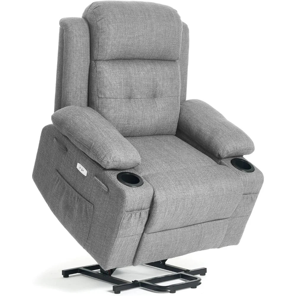 Aurora Power Lift Chair Electric Recliner With Heating And Vibrating Massage