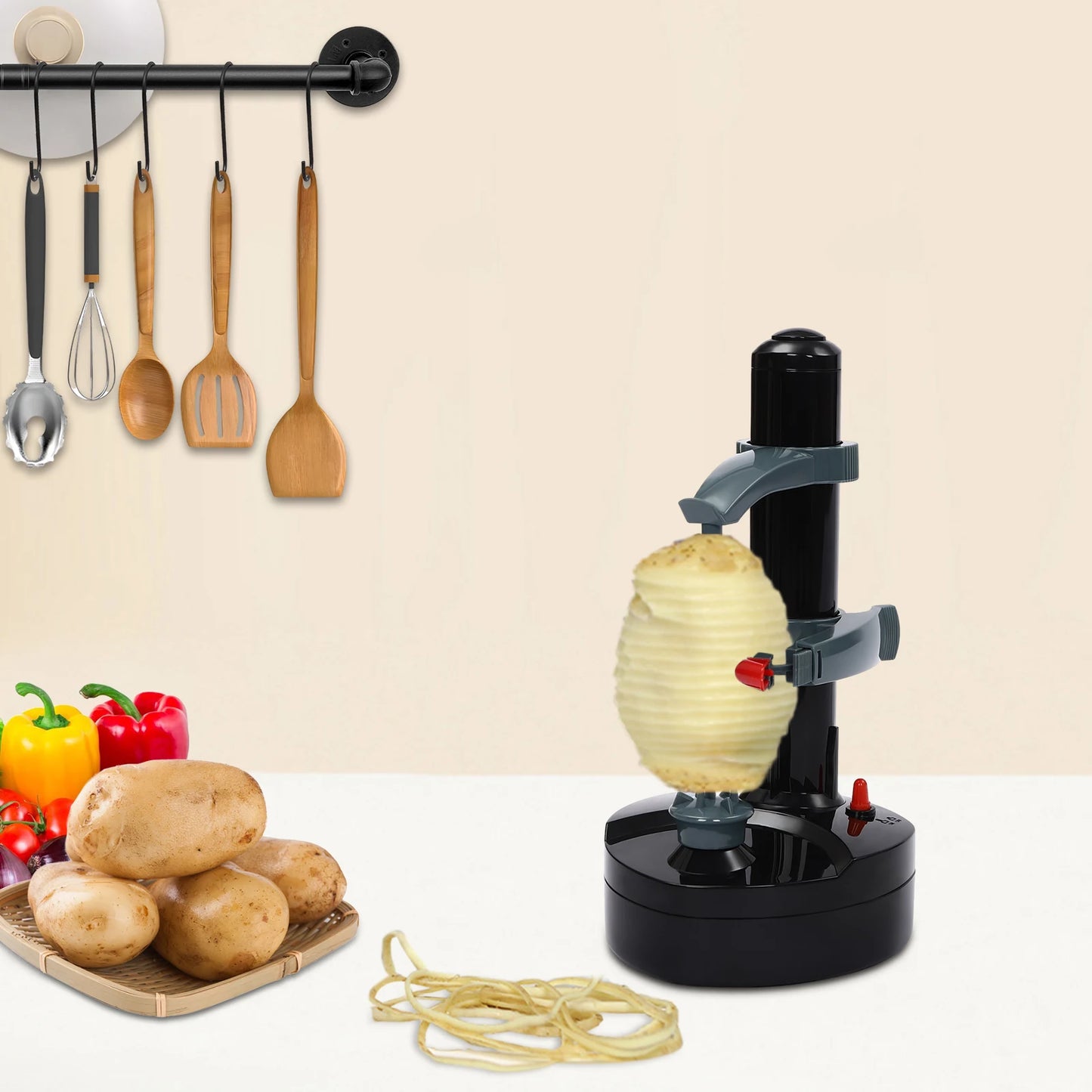 Electric Rotating Peeler For Vegetables Potatoes Carrots