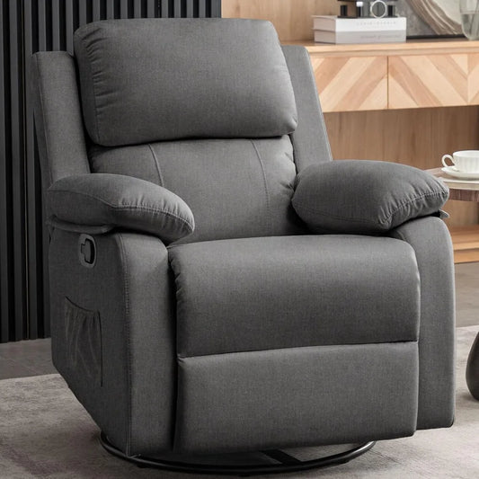 360 Degree Swivel Rocker Chair Glider For Small Spaces