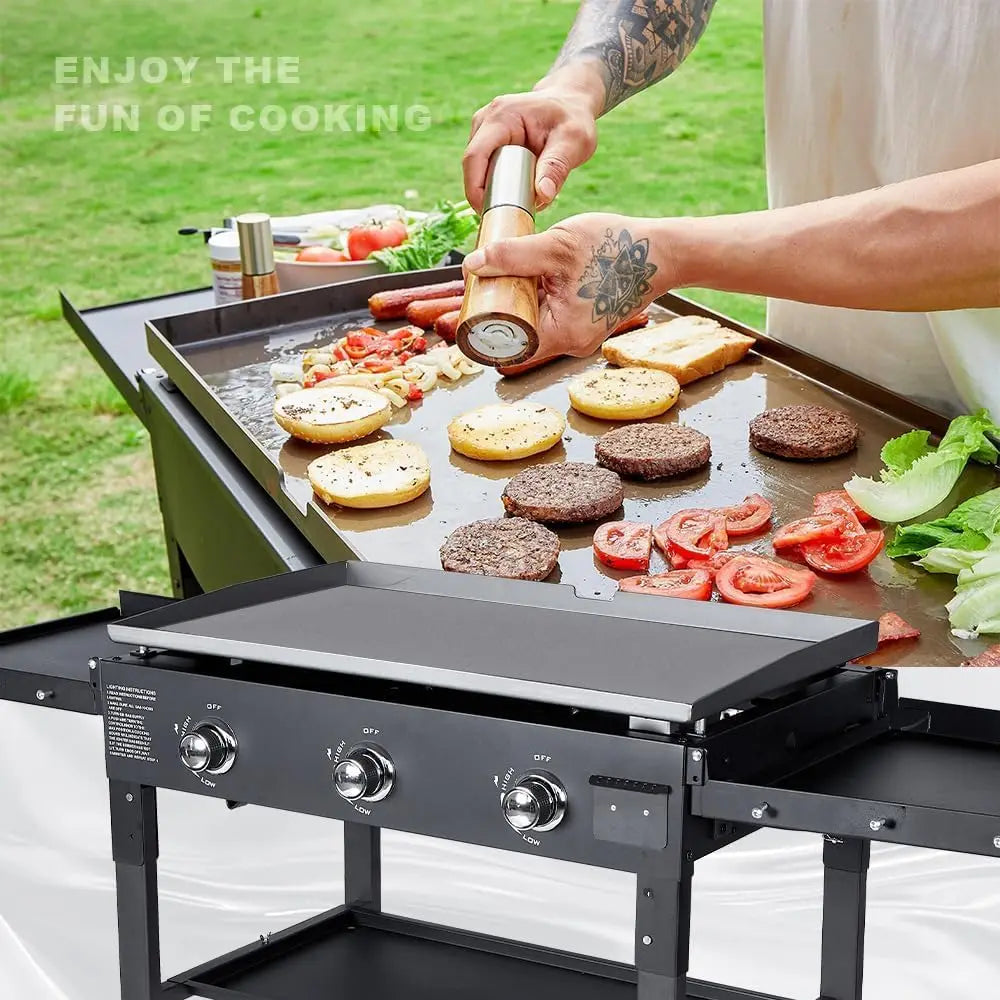Foldable Gas Griddle 31.5 Inch Propane Grill 45000 BTU