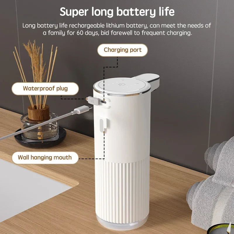 Automatic Soap Dispenser 360ml Type C White 4 Level Foam