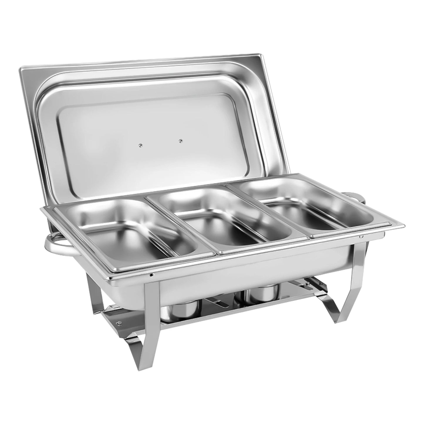 Stainless Steel Tableware Set Folding 3-Frame Dining Stove 4KG Ideal For Buffets Hotel