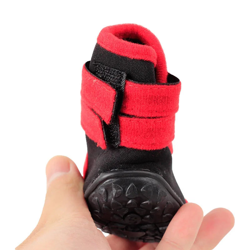 Waterproof Dog Shoes Anti Slip Winter Warm Snow Boots For Large Dogs Outdoor