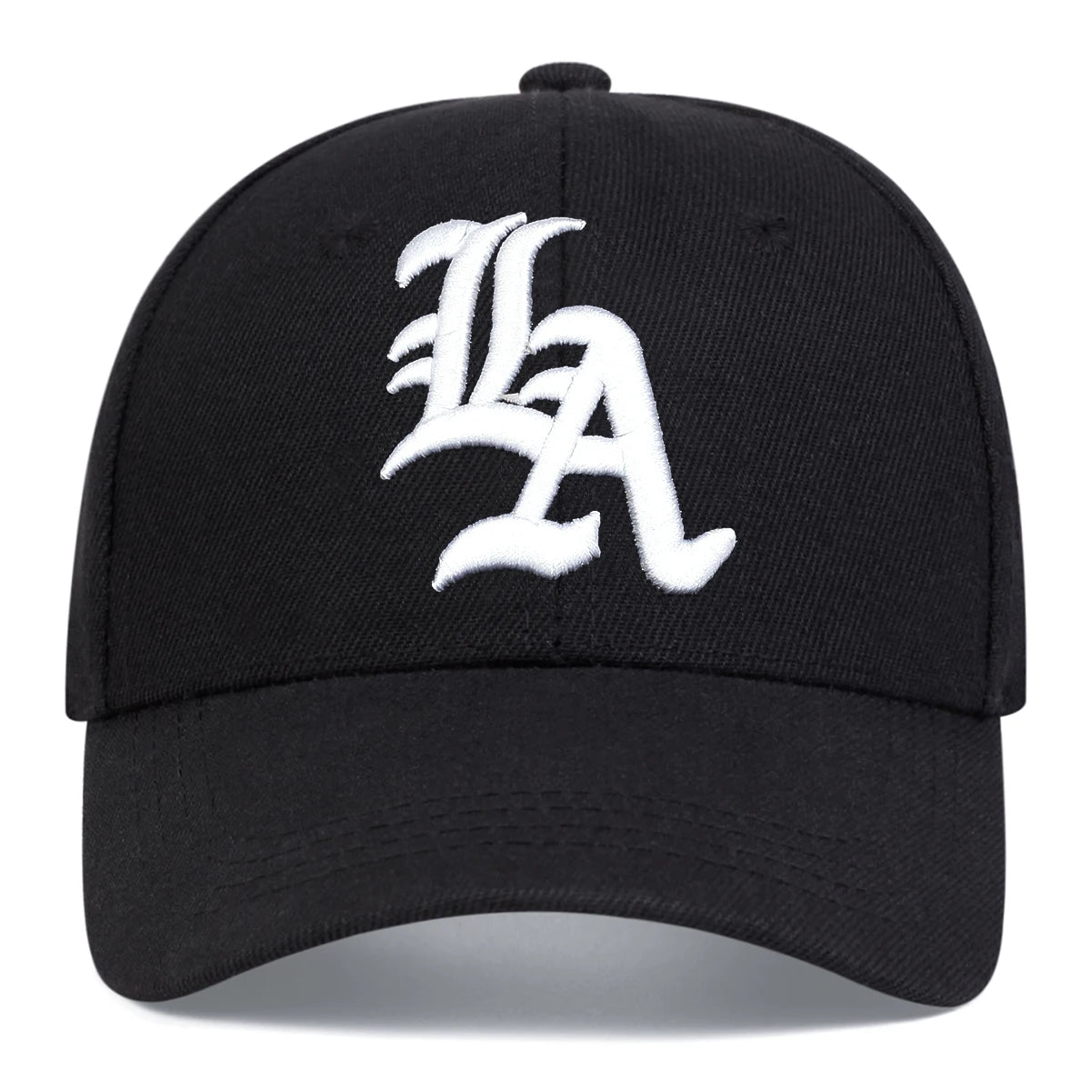 Unisex Gothic Embroidered Letter Baseball Cap Adjustable Outdoor Sunscreen Hat