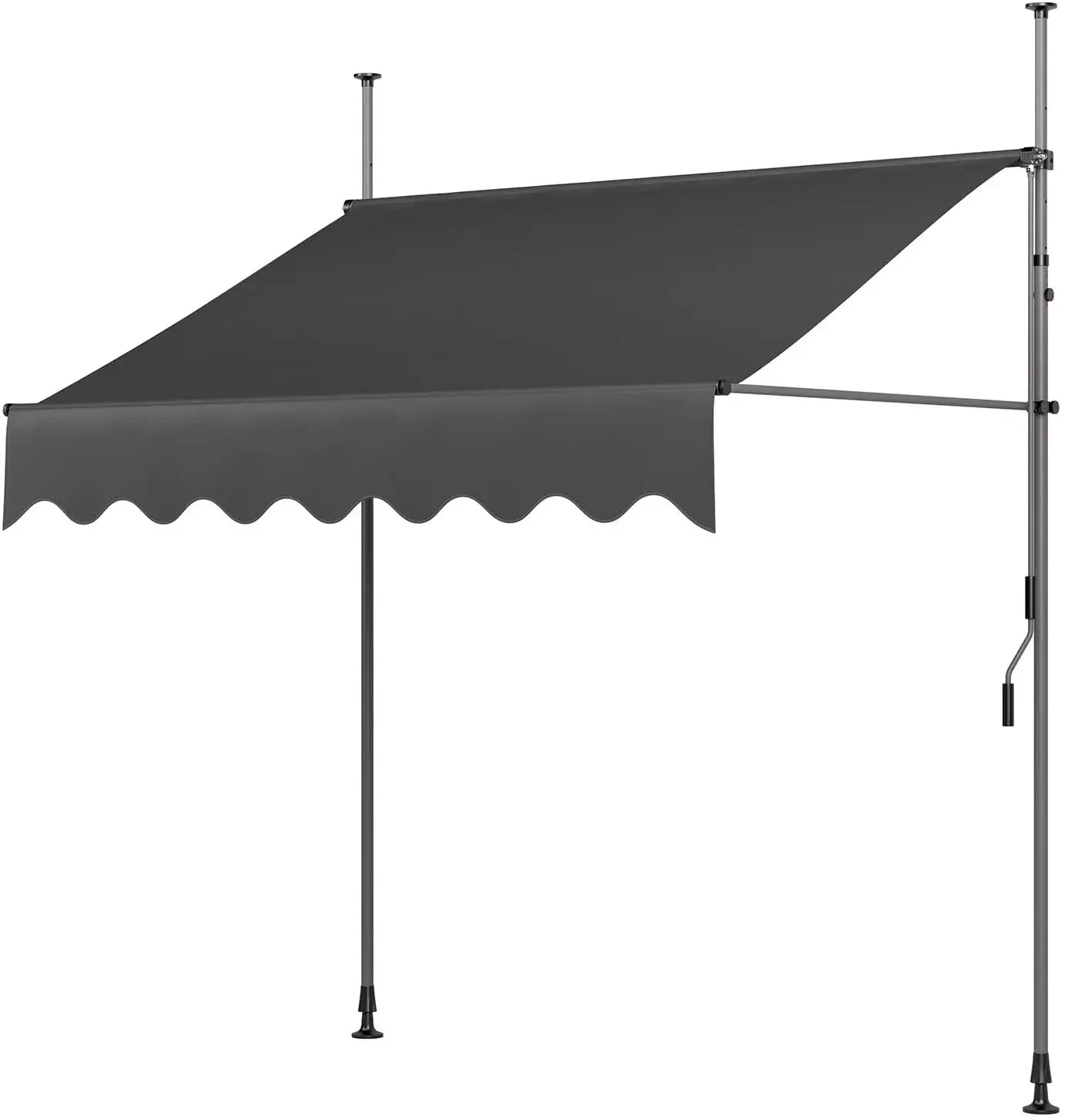 Retractable Balcony Patio Awning UV50 Sun Shade With Crank