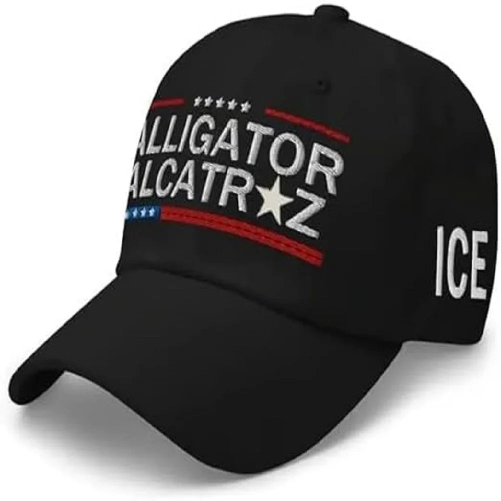Unisex Baseball Cap Cartoon Embroidery Alligator Alcatraz Marine Corps 250th