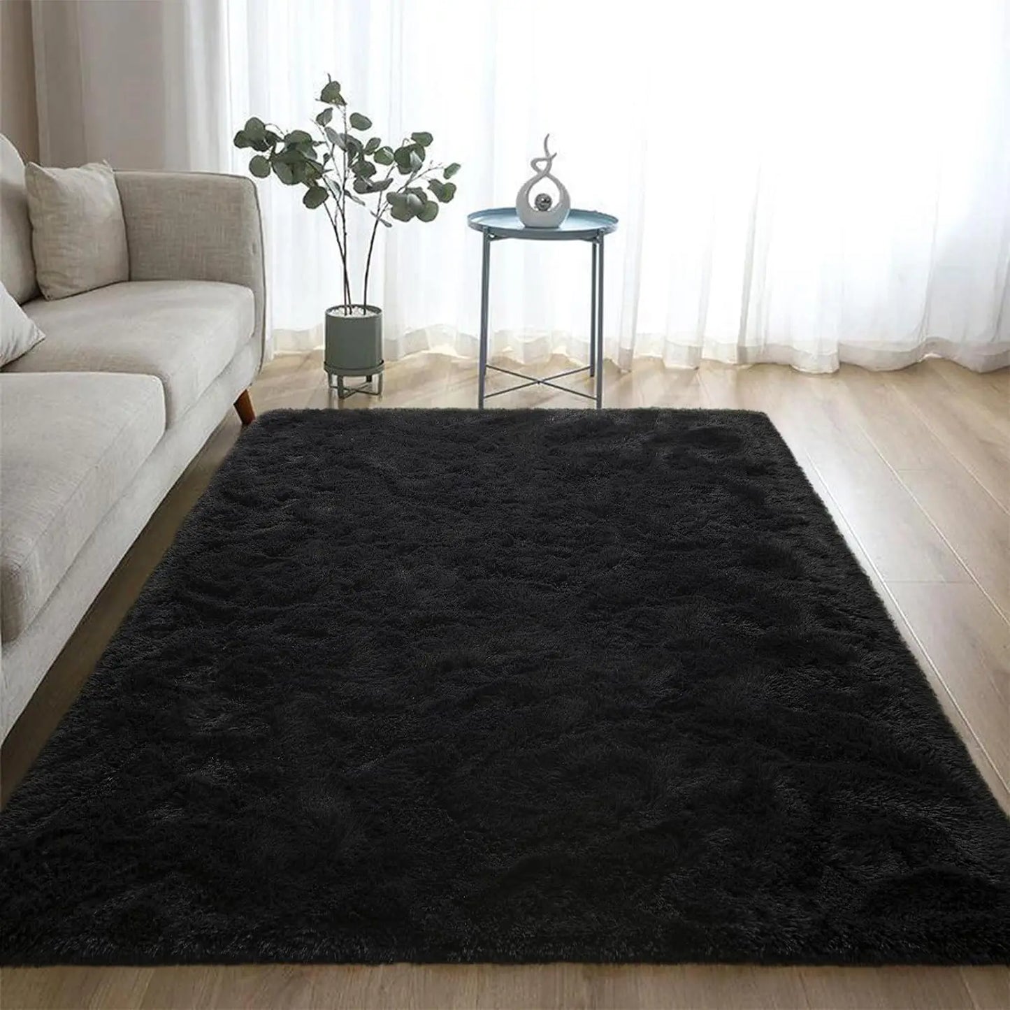 Fluffy Rugs for Bedroom Fuzzy Area Rugs for Living Room Soft Kids Carpet Non Slip for Hardwood Floors Room Decor