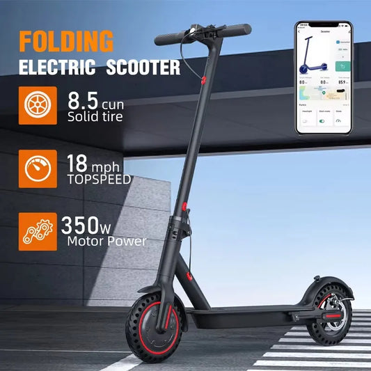 Foldable 350W Electric Scooter 30kmh Explosion Proof Tires