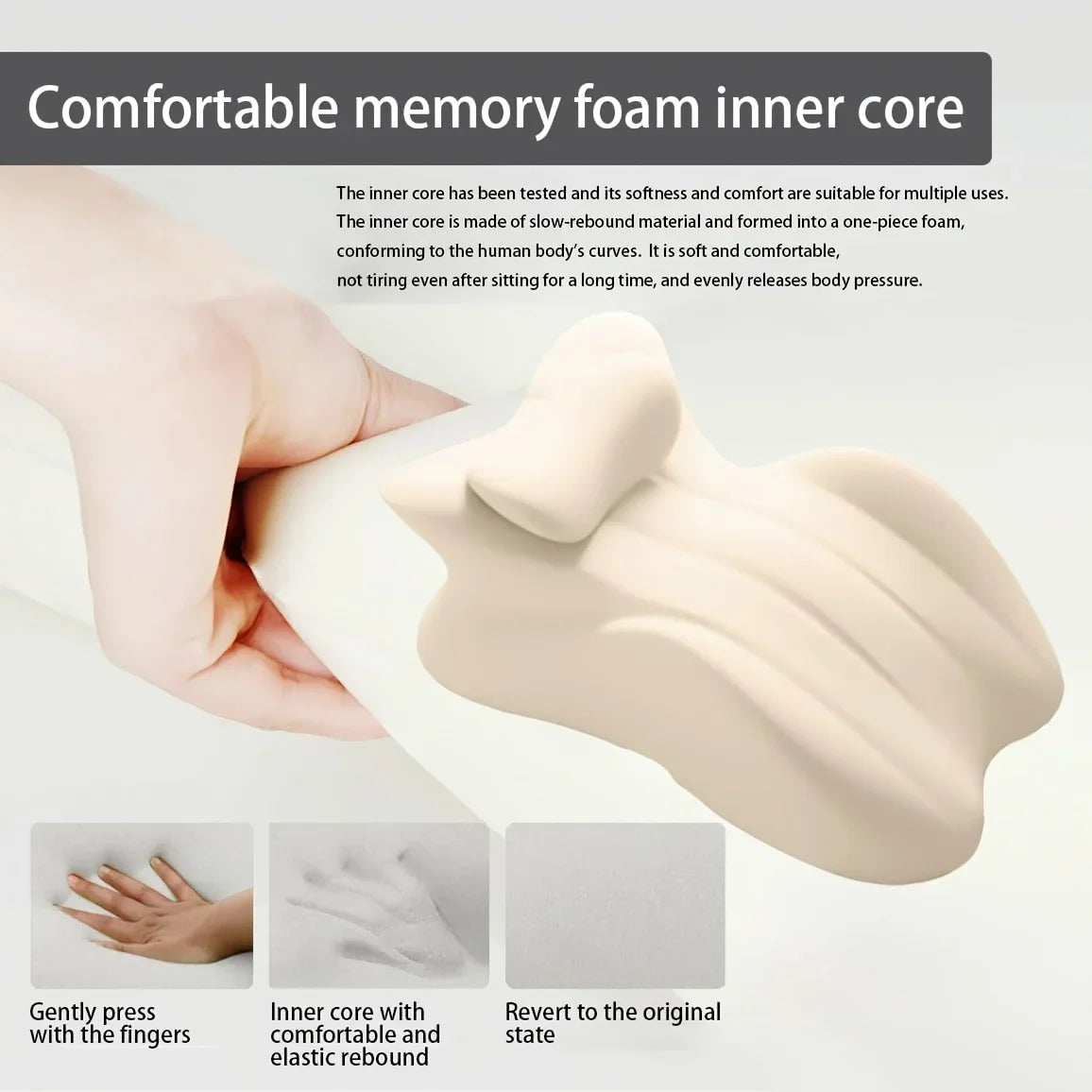 Adult Ergonomic Reading Pillow Bed Wedge For Prone Lying And Sitting In Bed