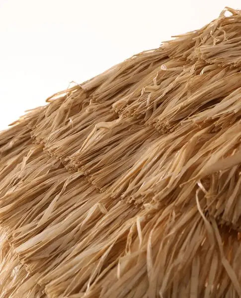 8 Foot Thatch Patio Tiki Umbrella Raffia Palapa Straw Beach Shelter