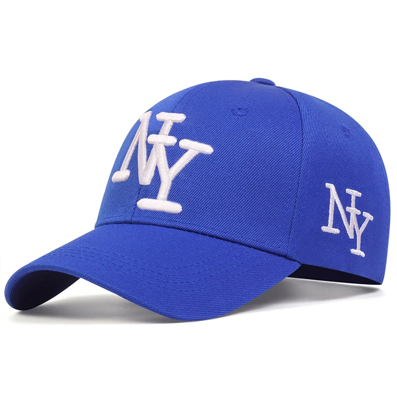 Unisex Letter Embroidery Baseball Cap Adjustable Sun Protection Leisure Hat