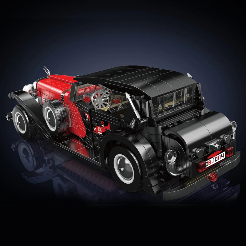 Mould King 10114 Vintage Car Building Block Set For Kids Christmas Gift