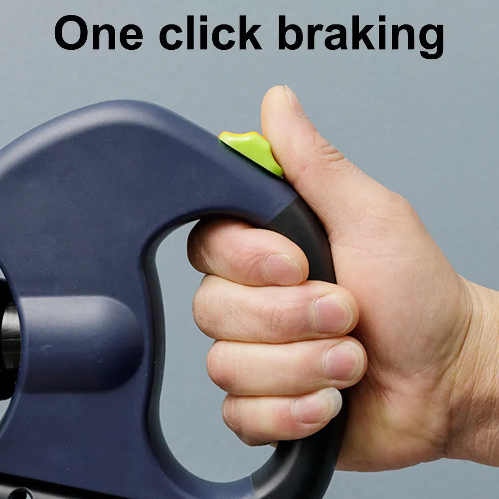 Double Headed Dog Leash With LED Light Traction Rope For Small And Medium Dogs