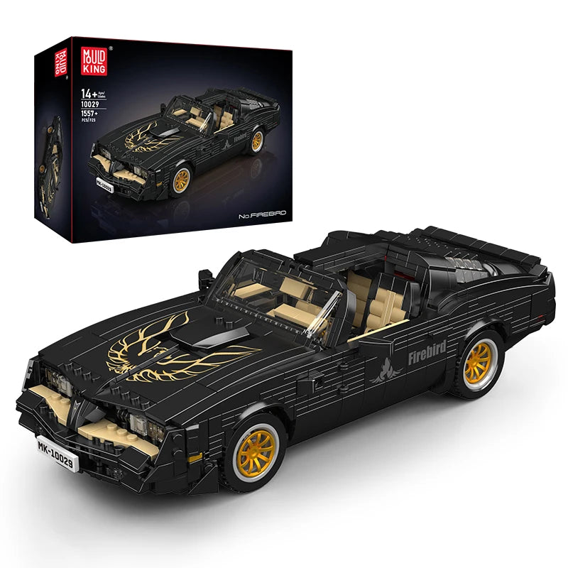 Mould King 10029 Firebird Vintage Car Building Block Set Compatible With Lego