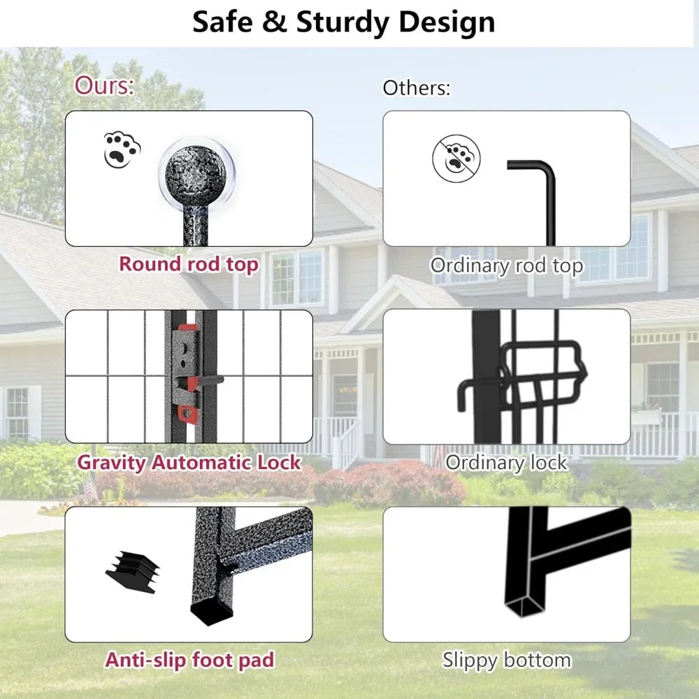 Dog Playpen 30 Panels Portable Pet Fence Outdoor Yard Indoor Use Medium Small