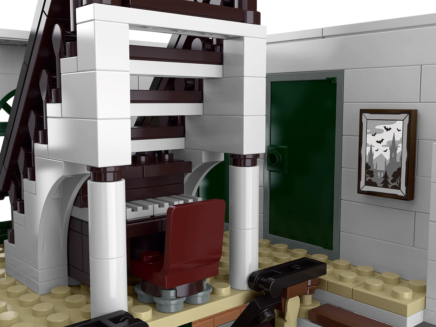 Wednesday Addams Spooky Manor Lego Compatible Building Blocks