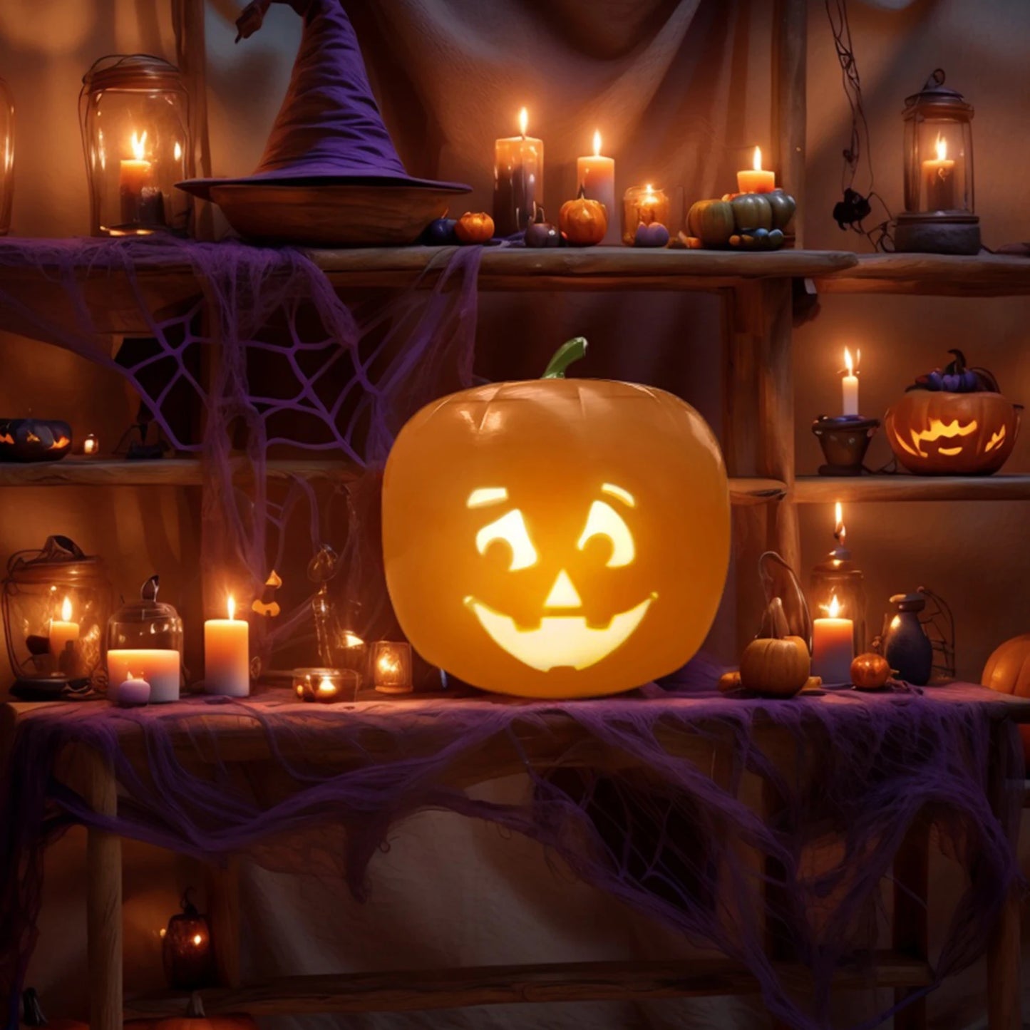 Halloween Singing Pumpkin With Built In Video Projector Speaker Animated Decor