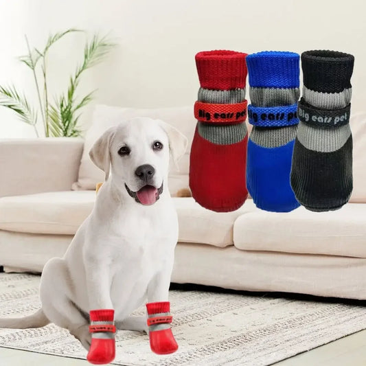 Waterproof Winter Dog Shoes Warm Soft Sole Anti Slip Paw Protectors Chihuahua