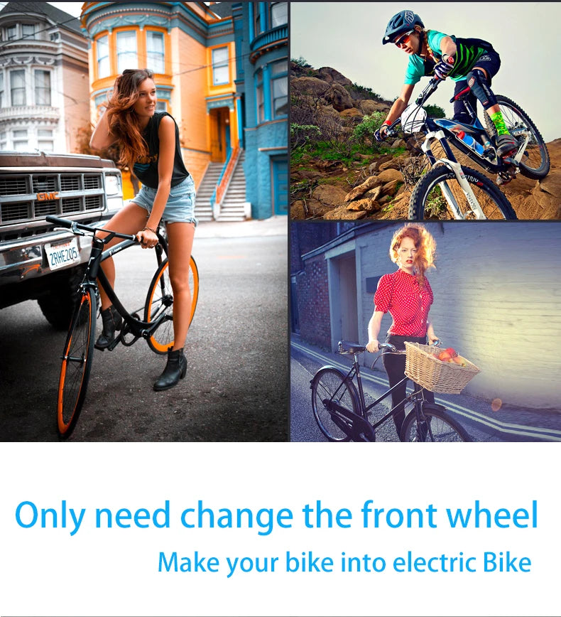 IMotor 3 Mountain Ebike Kit 36V Battery 350W Front Motor