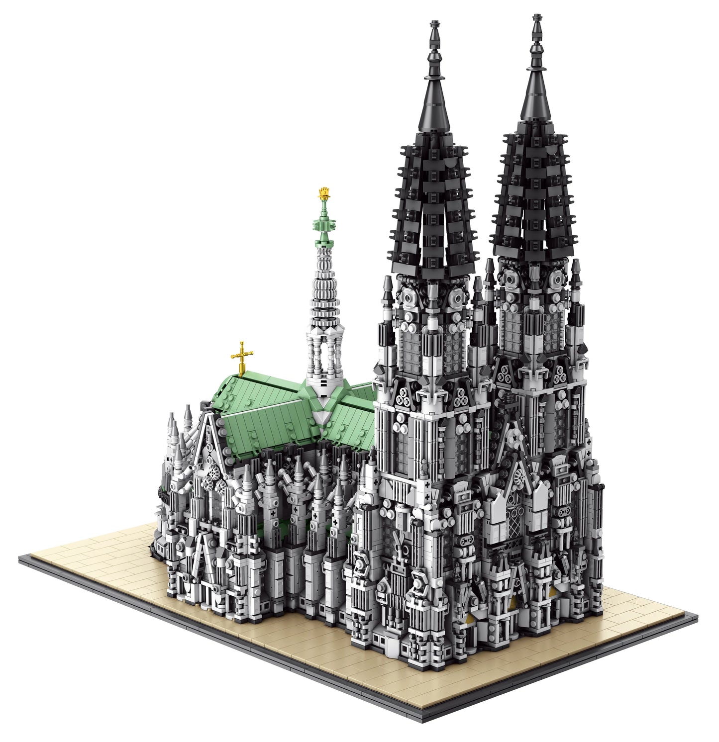 Cologne Cathedral Building Blocks Gothic Church Architecture Kit For Adults