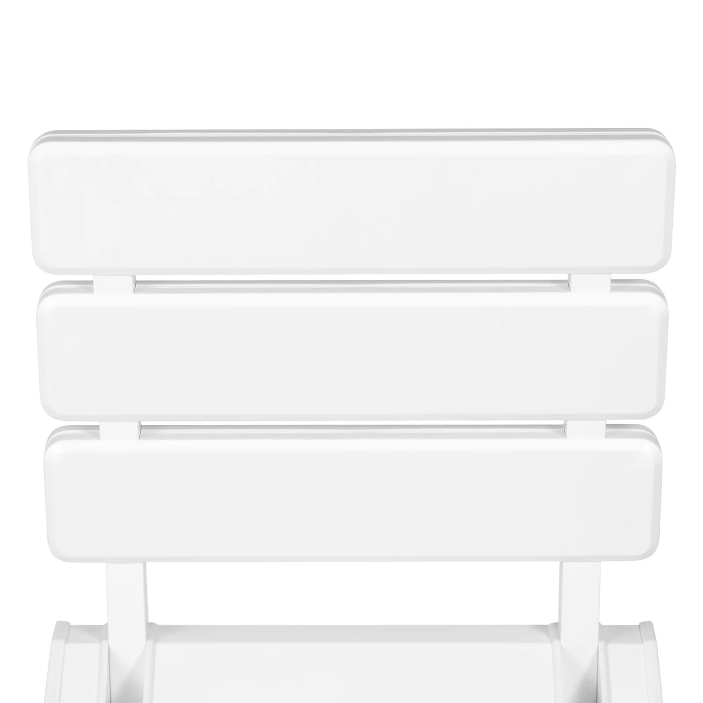 Wall Mounted Folding Shower Seat Non Slip White Stool