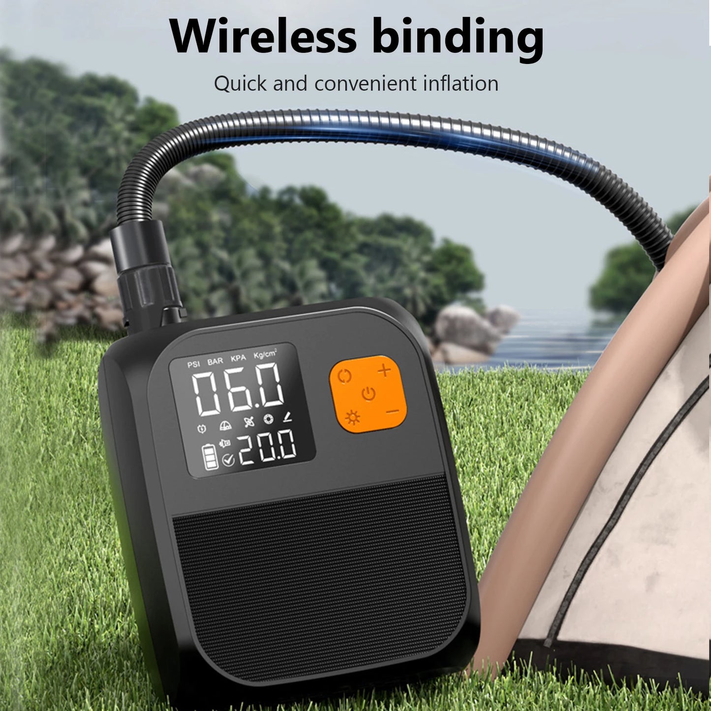 SUP Electric Air Pump 25 PSI Portable Inflatable Stand Up Paddle Board Pump