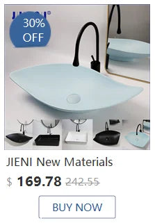 Jieni Glass Waterfall Spout Brass Faucet Oil Rubbed Bronze