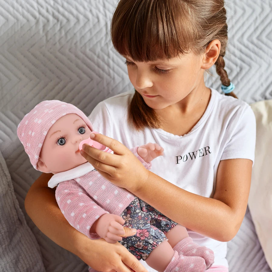 Twelve Inch Reborn Doll Washable Movable Limbs Toy For Kids