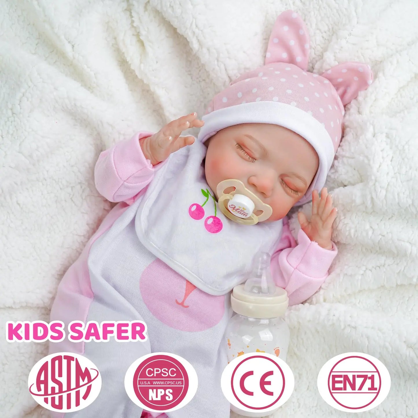 Babeside Lifelike Reborn Baby Doll 20 Inch Full Body Vinyl