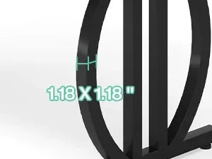 Tribesigns 63 Inch Dining Table for 4-6 with Metal Frame