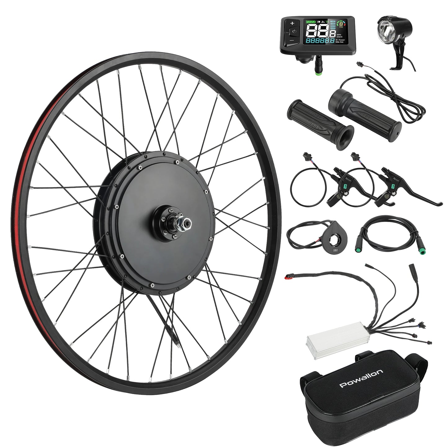 26 Inch Electric Bike Conversion Kit 1000W Hub Motor